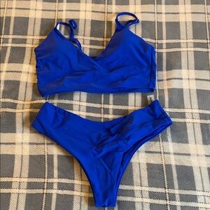 SHEIN Blue Bikini Set